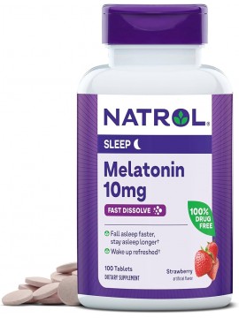 Melatonina 10mg 60 Tabletas Fast Dissolve Natrol
