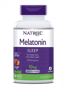 Melatonina 10mg 60 Tabletas Fast Dissolve Natrol