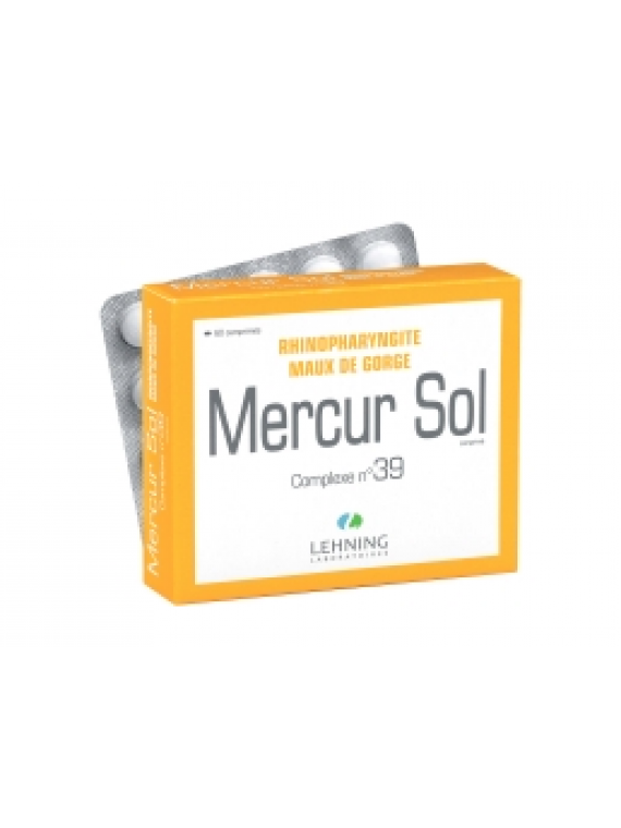 Complejo 39 Mercur sol 60 comprimidos Lehning