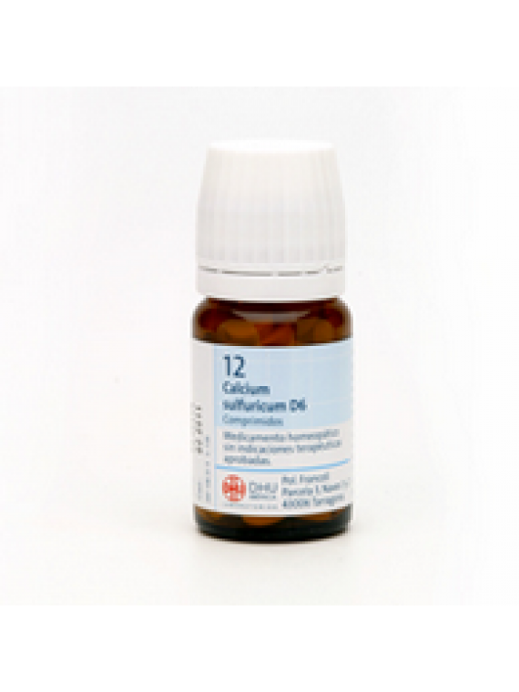 Sales de Schüssler 12 Calcium Sulfuricum 80 comprimidos Dhu