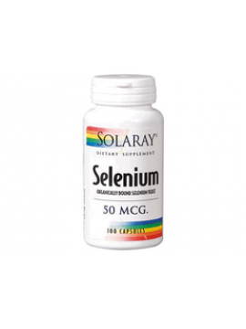 Selenium 50mg 100 cápsulas Solaray