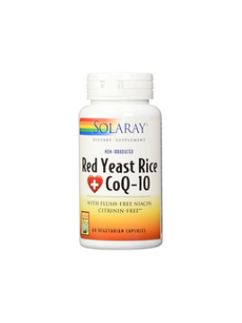 Red yeast rice plus coq10 - 45 caps Solaray 